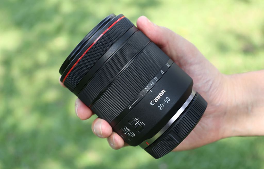 Canon RF 20-50mm F4 L IS USM PZ: il nuovo power zoom creator