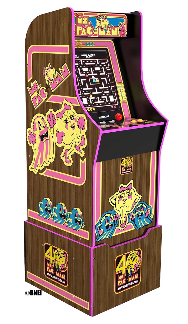 Arcade1Up Ms. Pac-Man 40th Anniversary Arcade Machine
