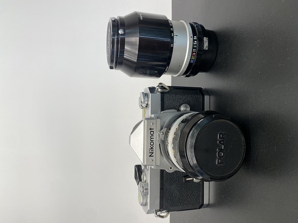 Nikon Nikormat +. 24mm + 135mm (OS)
