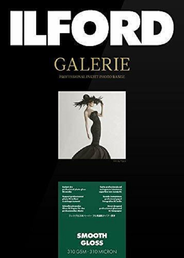 Ilford Galerie Smooth Gloss 310g/sqm A3+ 25f