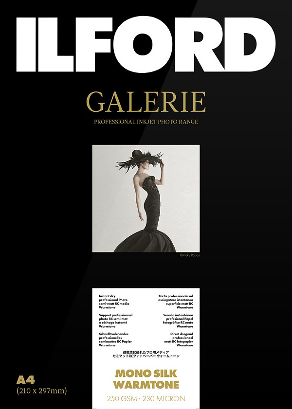 Ilford Galerie Prestige Mono Silk Warmtone 250g/sqm 127x178mm 100 fogli