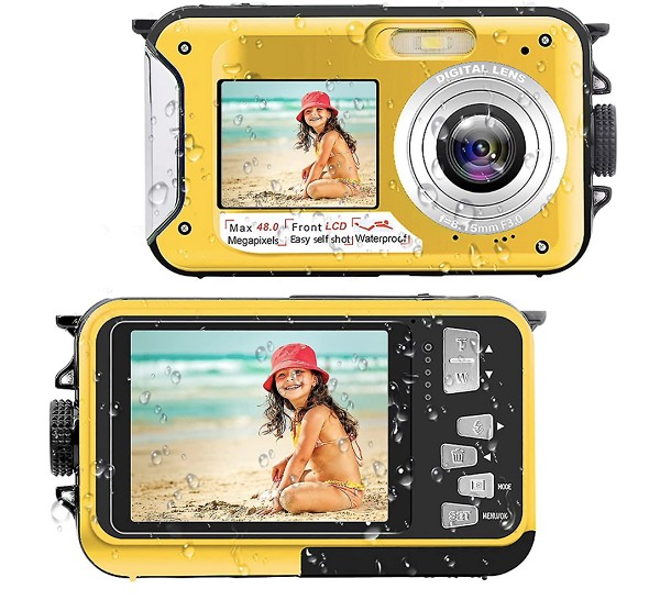GoXtreme Reef Dual Screen Underwater Cam (Yellow)