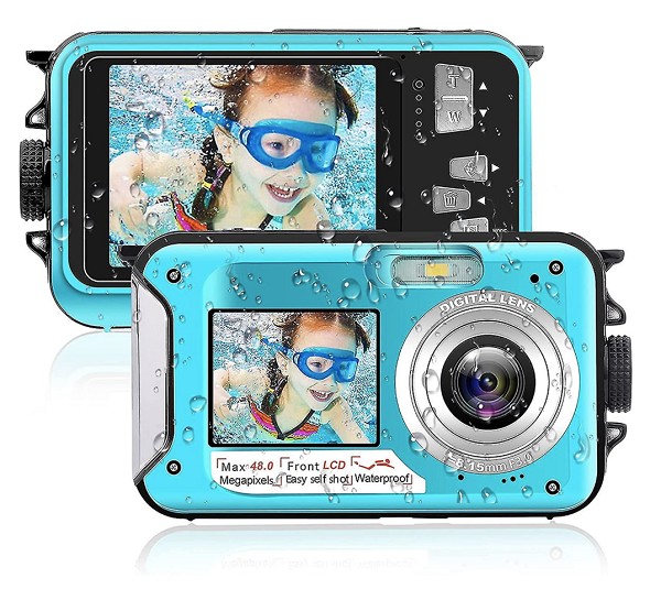 GoXtreme Reef Dual Screen Underwater Cam (Blu)