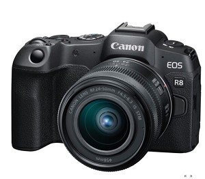 Canon EOS R8 Kit RF 24-50mm f/4.5-6.3 IS STM