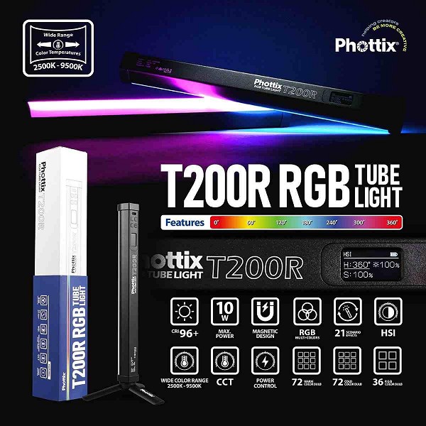 Phottix T200R RGB Premium Version