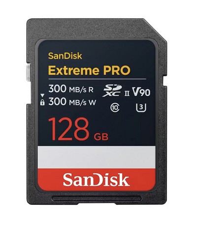 Sandisk Extreme PRO SDXC UHS-II 128Gb - Andreella Photo