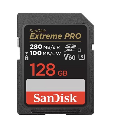 Sandisk Extreme PRO SD UHS-II 128Gb/s - Andreella Photo