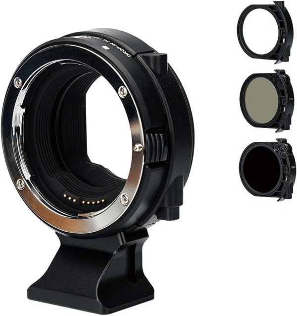 JJC Lens Mount Adapter con Drop-In Filters EF/EF-S-RF