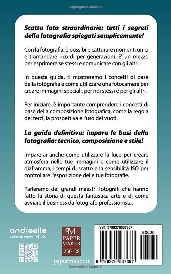 LIBRO: Corso BASE di fotografia - Conoscenza richiesta: ZERO!