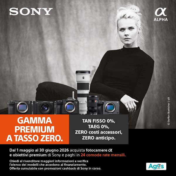 • Sony - FINANZIAMENTO A TASSO ZERO